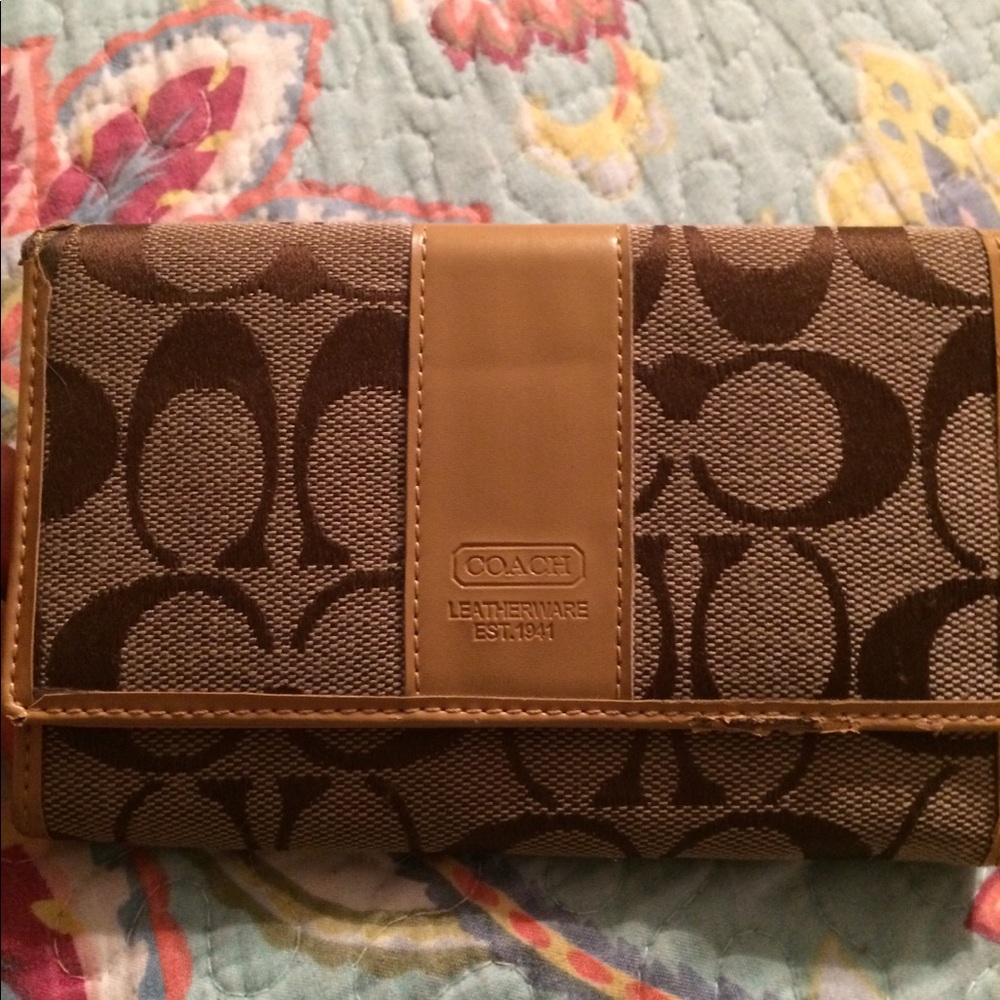 Coach large wallet EXCELLENT